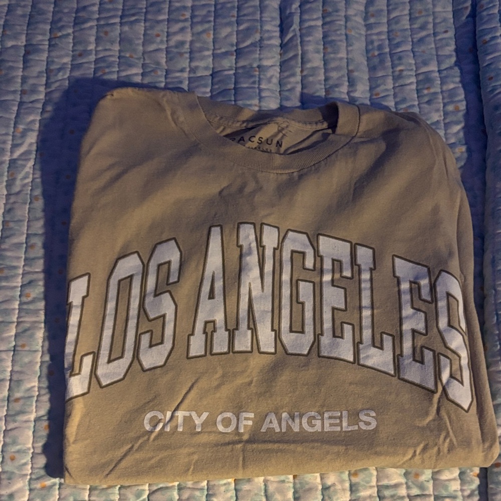 PacSun Tan Los Angeles Tee